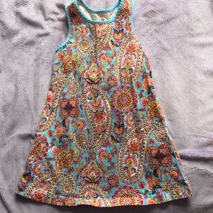 Lands’ End kids casual paisley summer dress